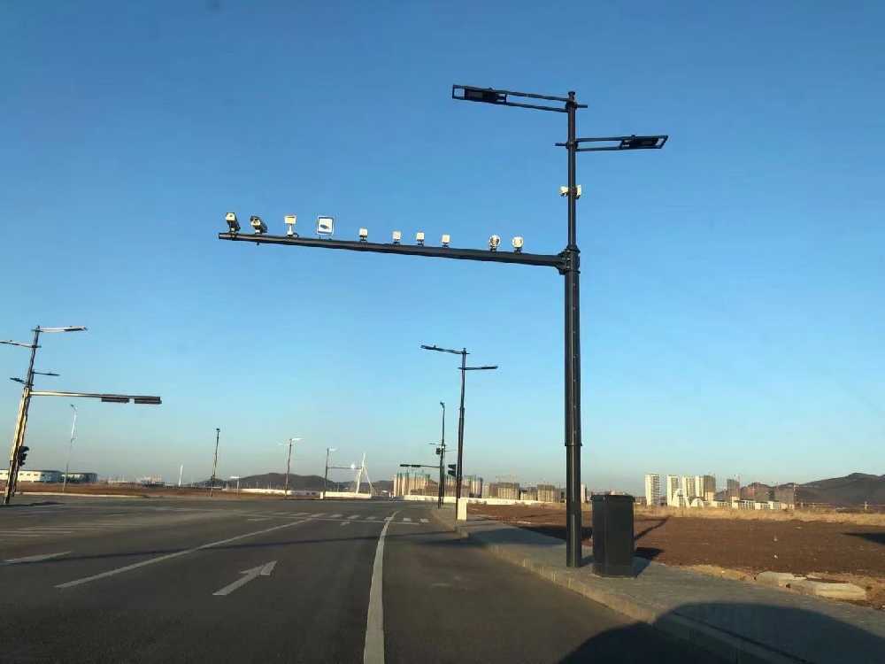 青岛市黑龙江佳木斯综合路灯杆项目